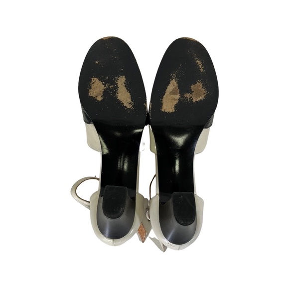 Robert Clergerie patent leather buckle up sandal heels size 7.5 - Picture 7 of 7